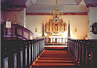 Interieur kerk Älvsbacka